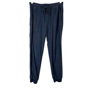 Vintage Genes Performance Joggers Men's Medium Navy Track Pants Gym Athletic